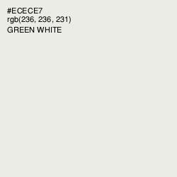 #ECECE7 - Green White Color Image